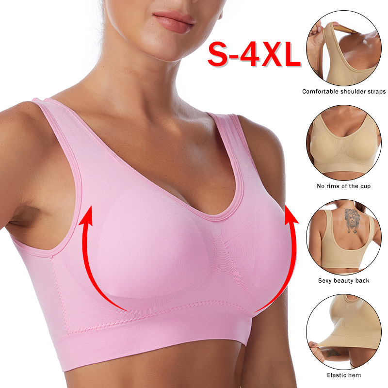Wirefree Bra Comfort - Sexy Vrouwen Bh Plus Size Naadloze
