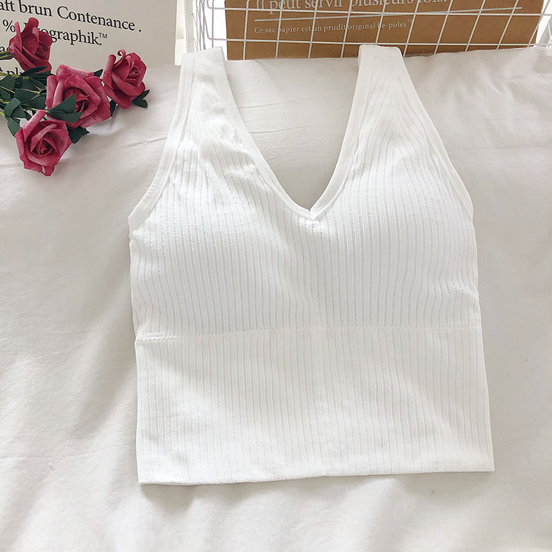 Dames tank crop tops vrouwelij - T Shirt Bra Seamless recensie en prijs