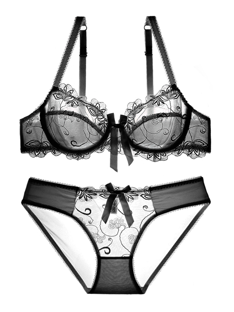 Ultradunne bh-set Kleine borst - Sheer Mesh Bra recensie en prijs