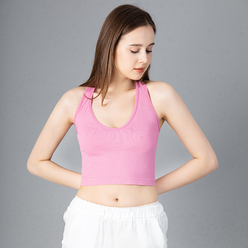 Halter-hals Tops Vrouwen Sexy  - T Shirt Bra Seamless recensie en prijs