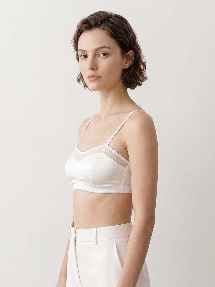 Birdtree, 19MM 93% Echte Zijde - Sheer Mesh Bra recensie en prijs